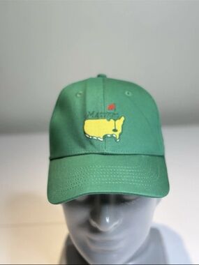 Masters Green Cotton Baseball Cap with Internal Label